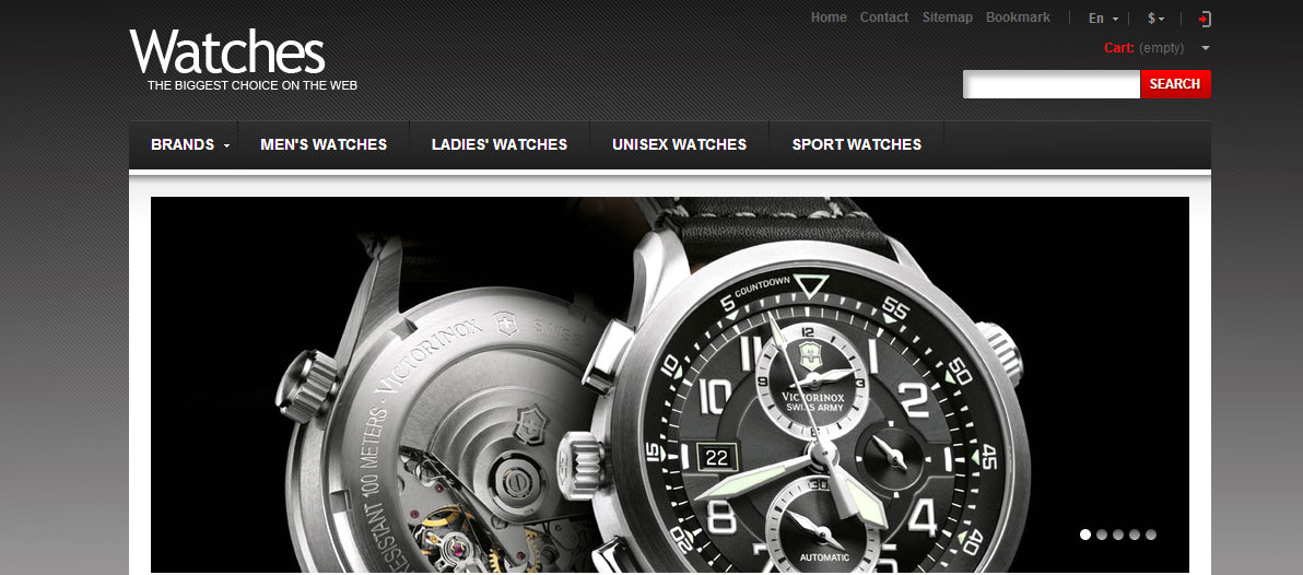 Watches Big Choice CS-Cart Skin