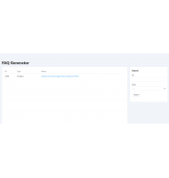 FAQ Generator with AI