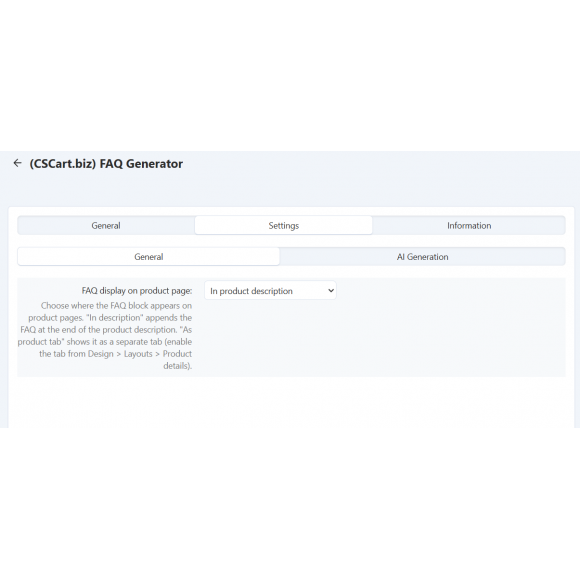 FAQ Generator με AI