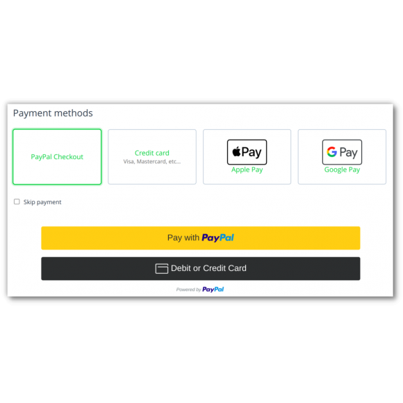 PayPal Checkout για CS-Cart