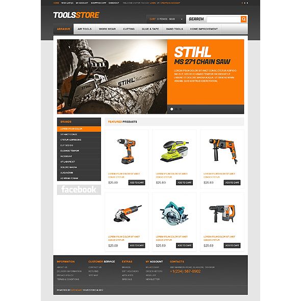 Site tools. Главная страница сайта магазина инструментов. Шаблоны штиль для сайтов. Stihl надпись.